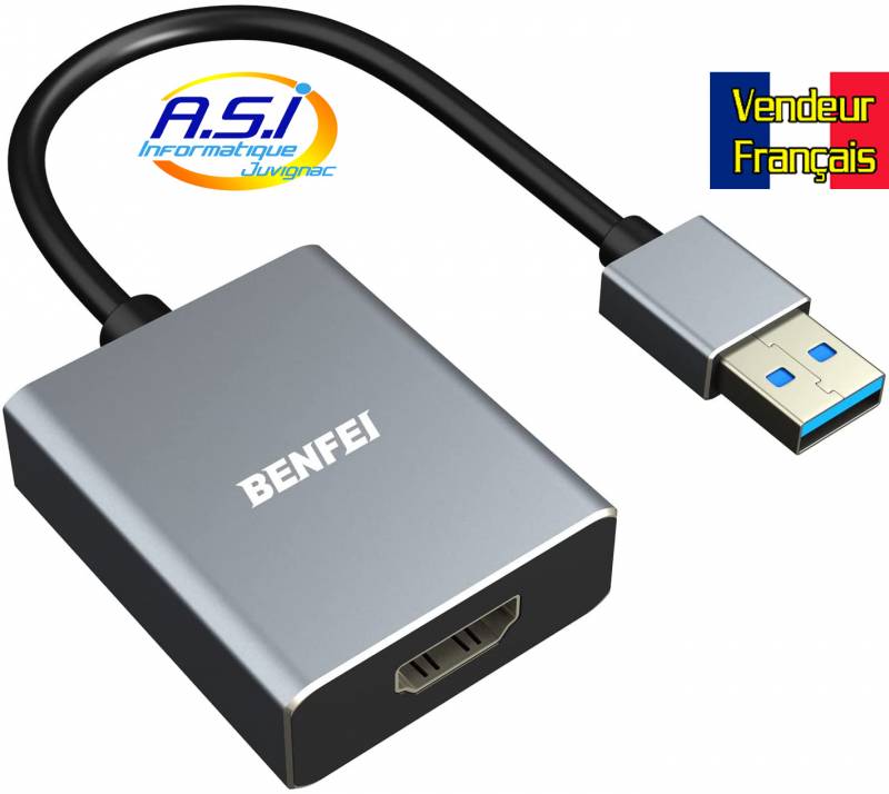 Cordon USB 3 HDMI pas cher Montpellier sète Lunel Frontignan Mèze