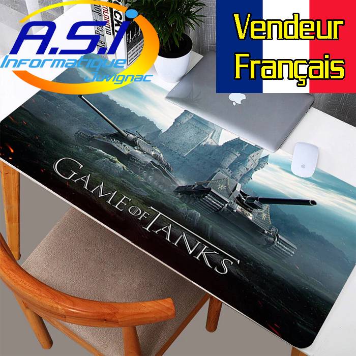 grand tapis souris gaming game of tanks Montpellier Juvignac France pas cher