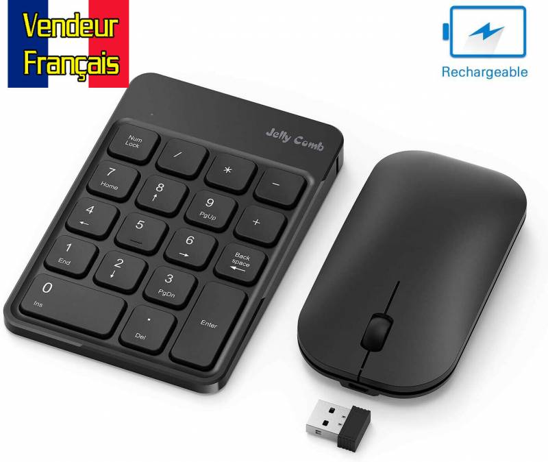 Clavier pavé numerique + souris  sans fil pas cher Montpellier Grabels Gignac Gigean Balaruc