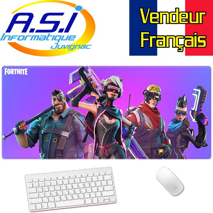 grand tapis de souris xl Fortnite gamer gaming jeu vidéo Montpellier Paris Marseille France