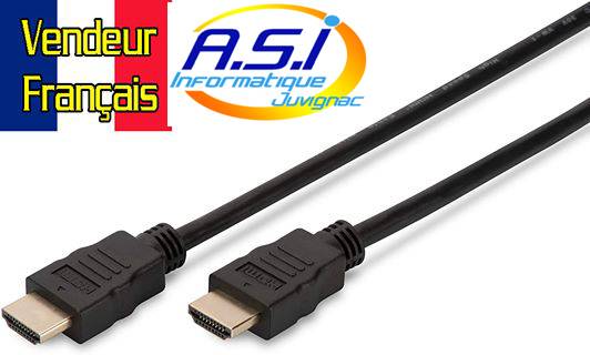 cable HDMI 1 metre 2 3 5 m 10 15 20 mètres