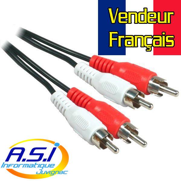 cable rca blanc rouge male male Montpellier