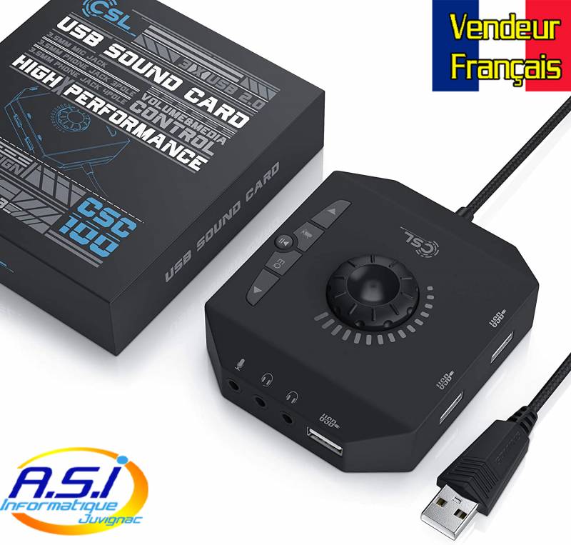 carte son externe gamer usb pas cher gaming montpellier juvignac