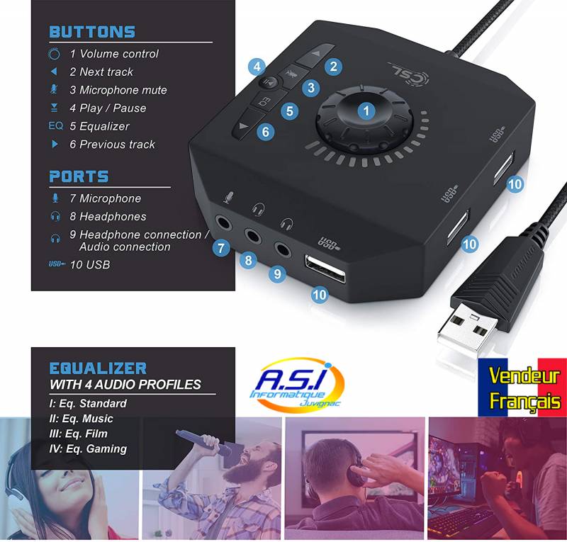 carte son usb externe pas cher clermont herault