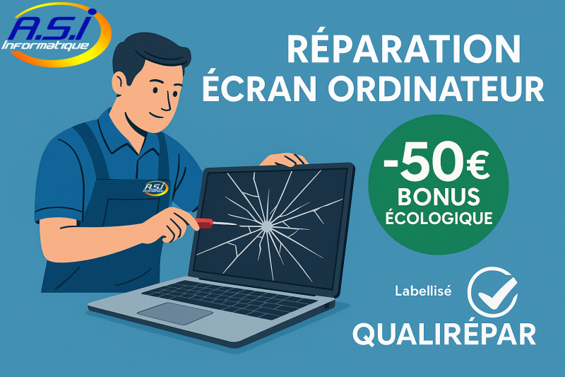 dépannage ecran ordi portable Montpellier, dépannage informatique Pignan, reparer écran pc portable Montarnaud pas cher