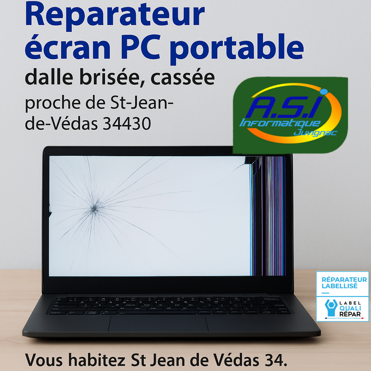 dalle cassée reparation dépannage montpellier juvignac