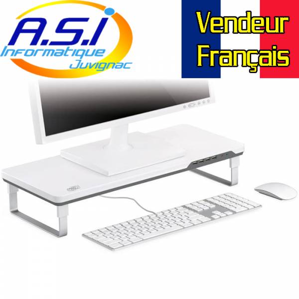 support moniteur blanc usb audio montpellier hérault 34