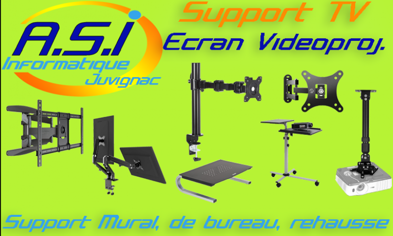 support écran TV télévision vidéoprojecteur Montpellier 