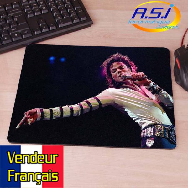 tapis de souris Mickael Jackson le roi de la pop