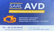 SARL AVD mecanique hydraulique Languedoc roussillon occitanie mecano